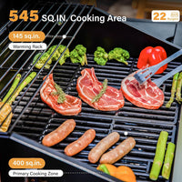 Propane Gas BBQ Grills with Side Burner,4 Burner,Silver