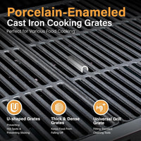 Propane Gas BBQ Grills with Side Burner,4 Burner,Silver